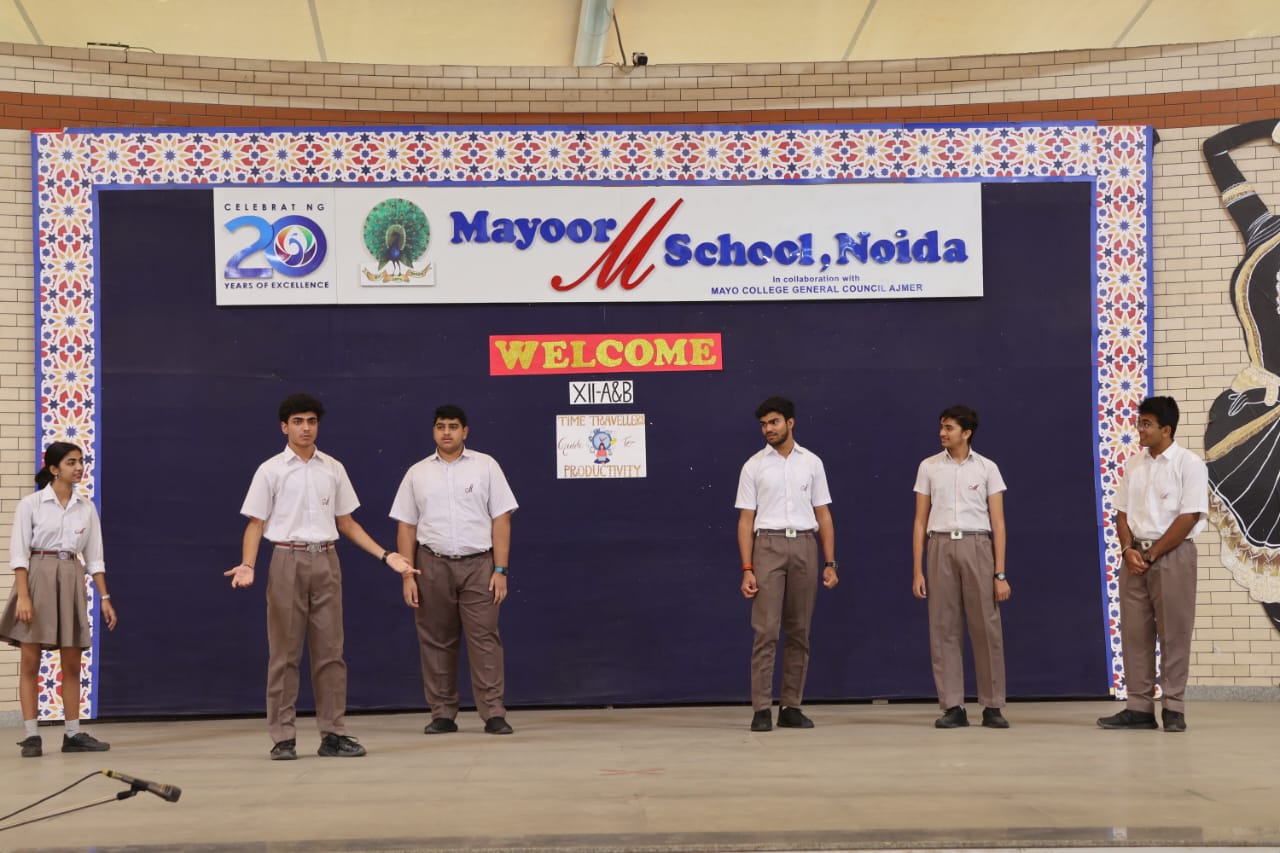 Class Assembly XII A and  XII B - A Time Traveller’s Guide to Productivity